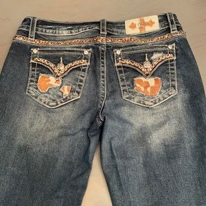 MISS ME JEANS Cowhide print